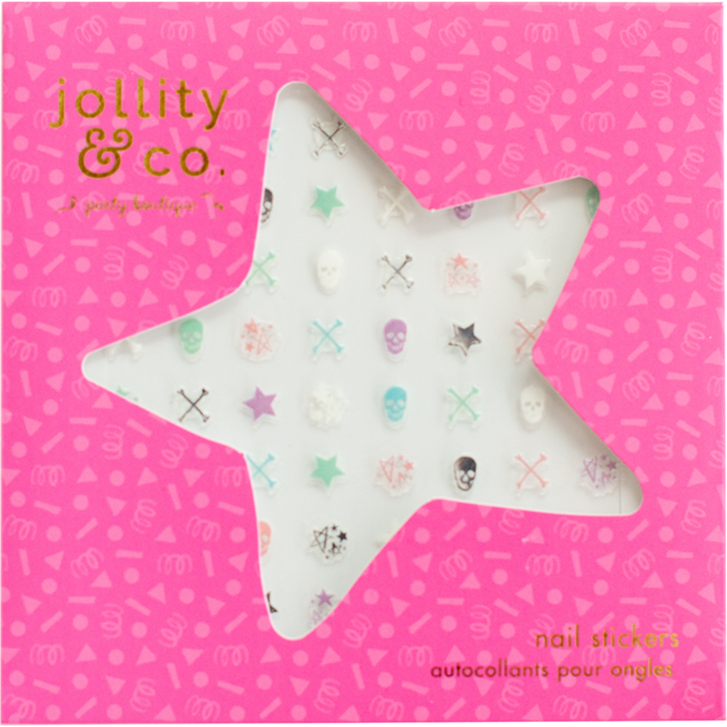Jollity & Co. Jollity & Co. Halloween Skull Nail Stickers