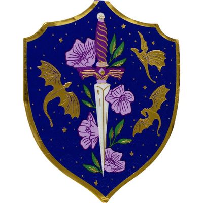 Jollity & Co. Jollity & Co. Romantasy Shield & Dagger Large Napkins