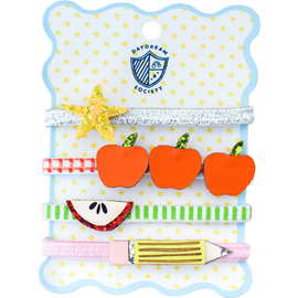 Jollity & Co. Jollity & Co. Smarty Pants Embellished Pack of 4 Hair Tie Set