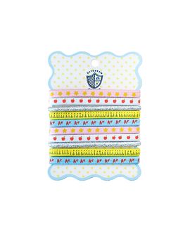 Jollity & Co. Jollity & Co. Smarty Pants Printed Hair Ties, Set of 10