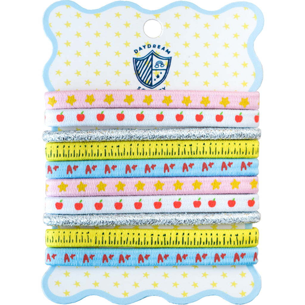 Jollity & Co. Jollity & Co. Smarty Pants Printed Pack of 10 Hair Tie Set