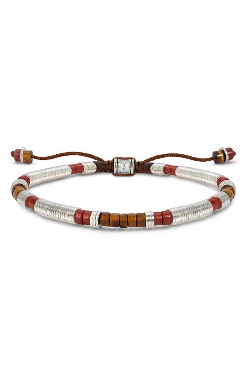 Jonas Studio Jonas Studio Men's Judson Sterling Silver & Bead Bracelet