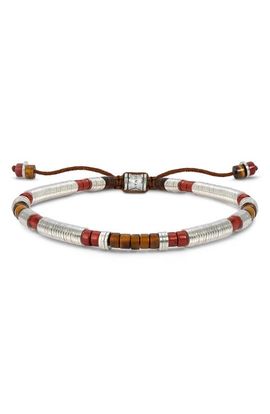 Jonas Studio Jonas Studio Men's Judson Sterling Silver & Bead Bracelet