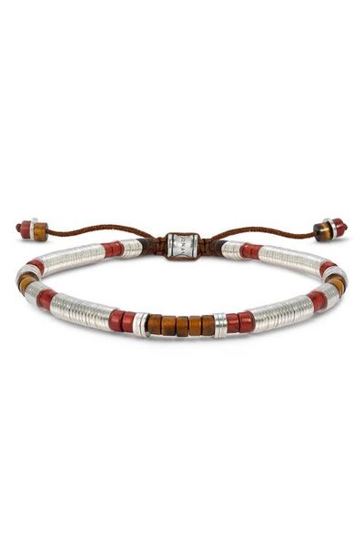 Jonas Studio Jonas Studio Men's Judson Sterling Silver & Bead Bracelet