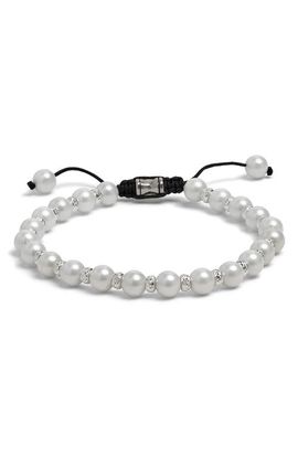 Jonas Studio Jonas Studio Men's Mason Freshwater Pearl Slider Bracelet