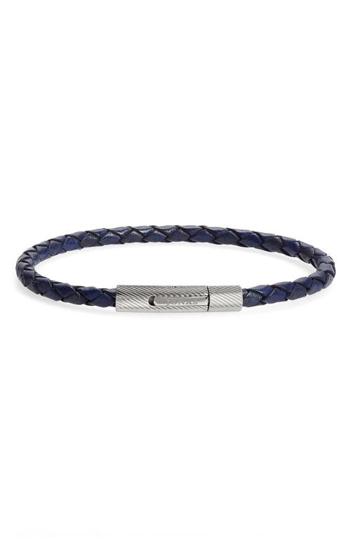 Jonas Studio Jonas Studio Men's Single Braided Leather Bracelet