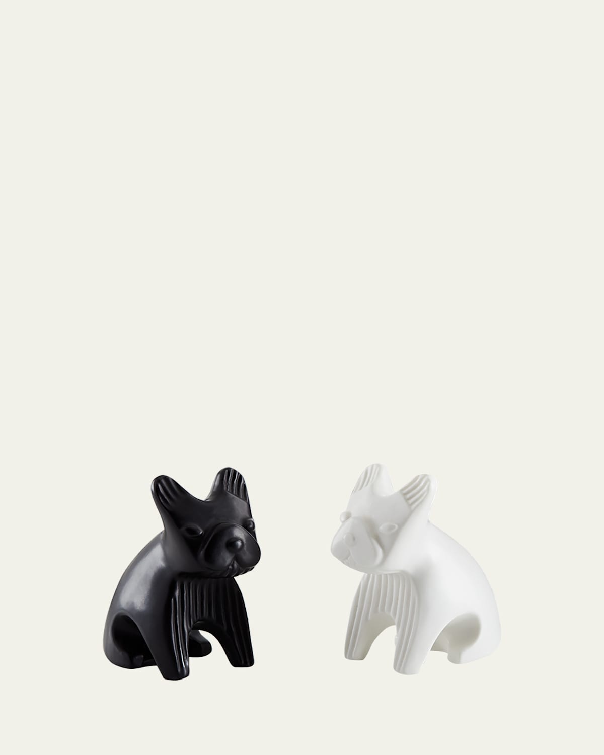 Jonathan Adler French Bulldog Salt & Pepper Shakers in Black & White