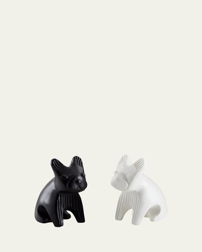 Jonathan Adler French Bulldog Salt & Pepper Shakers in Black & White