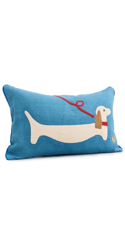 Jonathan Adler Jonathan Adler Dachshund Pillow Blue One