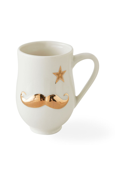 Jonathan Adler Jonathan Adler Gilded Mr. & Mrs. Muse Mug