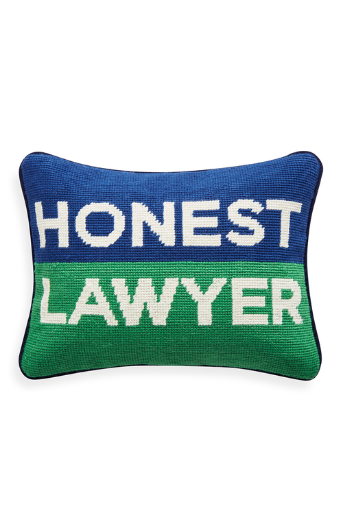 Jonathan Adler Jonathan Adler Honest Lawyer Needlepoint Pillow