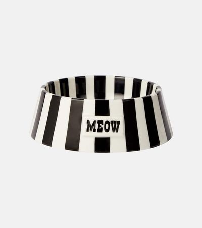 Jonathan Adler Jonathan Adler Vice Meow striped cat bowl