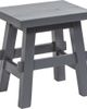 JONATHAN Y JONATHAN Y Revine Handcrafted Rustic Solid Wood Backless Accent Stool, Mindi Wood Decorative Small - 1