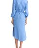 Jones New York Jones New York Braided Belt Long Sleeve Cotton Gauze Midi Shirtdress - 2