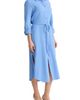 Jones New York Jones New York Braided Belt Long Sleeve Cotton Gauze Midi Shirtdress - 3