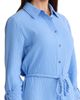Jones New York Jones New York Braided Belt Long Sleeve Cotton Gauze Midi Shirtdress - 4