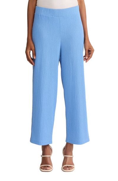 Jones New York Jones New York Crinkled High Waist Crop Wide Legs Pants