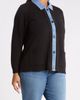 Jones New York Jones New York Denim Collar Cardigan - 3