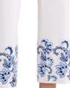 Jones New York Jones New York Embroidered Hem Crop Linen Blend Pants - 4