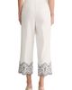 Jones New York Jones New York Embroidered Hem Linen Blend Crop Pants - 2