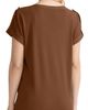 Jones New York Jones New York Extended Shoulder Roll Tab Cuff V-Neck T-Shirt - 2