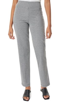 Jones New York Jones New York Houndstooth Straight Leg Pull-On Pants