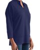 Jones New York Jones New York Johnny Collar Knit Top - 3