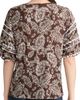 Jones New York Jones New York Scalloped Trim Puff Sleeve Stretch Cotton Top - 2