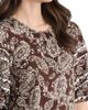 Jones New York Jones New York Scalloped Trim Puff Sleeve Stretch Cotton Top - 4