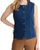 Jones New York Jones New York Seam Denim Vest - 1