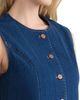Jones New York Jones New York Seam Denim Vest - 4