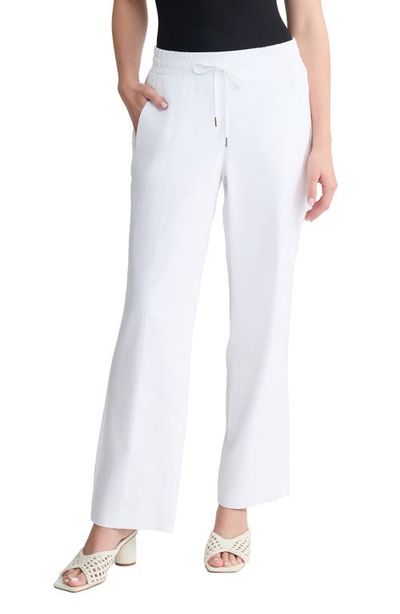 Jones New York Jones New York Tie Waist Linen Blend Pants