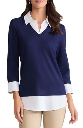 Jones New York Jones New York Twofer Sweater