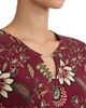 Jones New York Jones New York V-Neck Jersey Top with Hardware Detail - 4