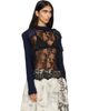 Joone Joonam Joone Joonam Navy & Black Delft Commando Sweater - 2