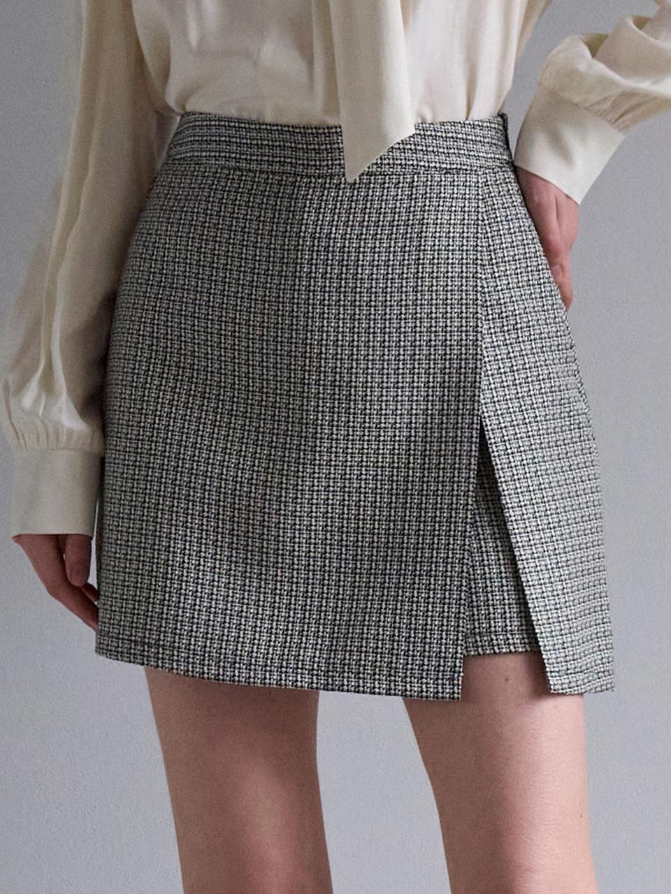 JOORTI Tweed Skort - Black