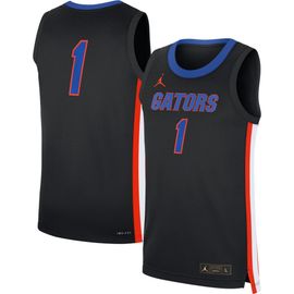 Jordan Brand Men's Jordan Brand #1 Black Florida Gators Alternate Replica Jersey 