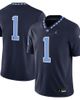 Jordan Brand Men's Jordan Brand #1 Navy North Carolina Tar Heels Alternate Game Jersey  - 1