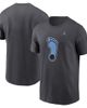 Jordan Brand Men's Jordan Brand Anthracite North Carolina Tar Heels Primetime Alternate Logo T-Shirt  - 1