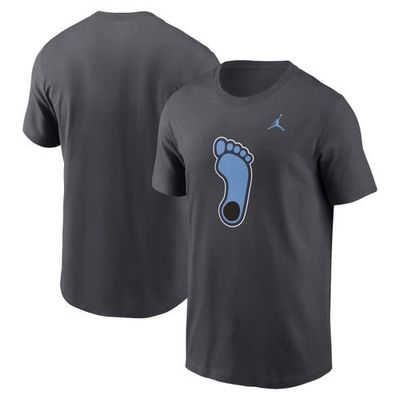 Jordan Brand Men's Jordan Brand Anthracite North Carolina Tar Heels Primetime Alternate Logo T-Shirt 