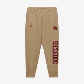 Jordan Brand Men's Jordan Brand Beige Oklahoma Sooners Primetime Club Fleece Joggers 