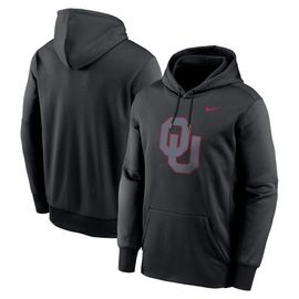 Jordan Brand Men's Jordan Brand Black Oklahoma Sooners Color Pop Performance Fleece Pullover Hoodie 