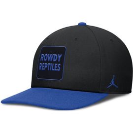 Jordan Brand Men's Jordan Brand Black/Royal Florida Gators 2025 Sideline Campus Pro Local Snapback Hat 