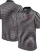 Jordan Brand Men's Jordan Brand Black/White Oklahoma Sooners Primetime Victory Striped Performance Polo  - 1