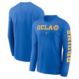 Jordan Brand Men's Jordan Brand Blue UCLA Bruins Basketball Icon Two-Hit Long Sleeve T-Shirt 