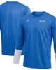 Jordan Brand Men's Jordan Brand Blue UCLA Bruins Football Performance Long Sleeve T-Shirt  - 1
