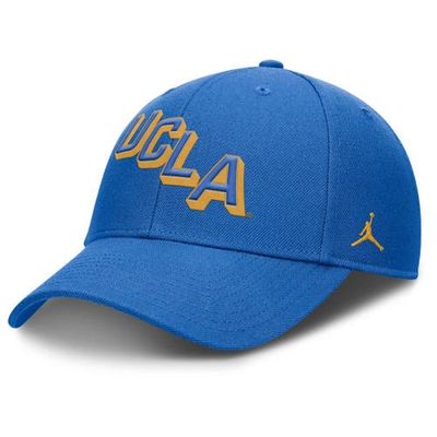 Jordan Brand Men's Jordan Brand Blue UCLA Bruins Slanted Primetime Rise Performance Adjustable Hat 