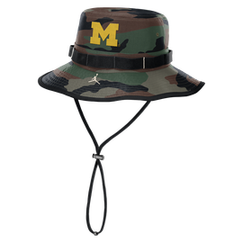 Jordan Brand Men's Jordan Brand Camo Michigan Wolverines 2025 Military Appreciation Boonie Dri-FIT Bucket Hat 