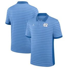 Jordan Brand Men's Jordan Brand Carolina Blue North Carolina Tar Heels 2025 Early Season Coaches Sideline Victory Stripe Performance Polo