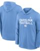 Jordan Brand Men's Jordan Brand Carolina Blue North Carolina Tar Heels 2025 Sideline Performance Long Sleeve Hoodie T-Shirt - 4